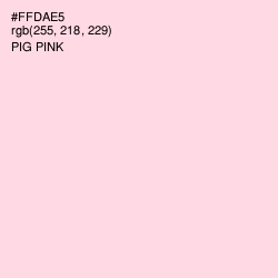 #FFDAE5 - Pig Pink Color Image